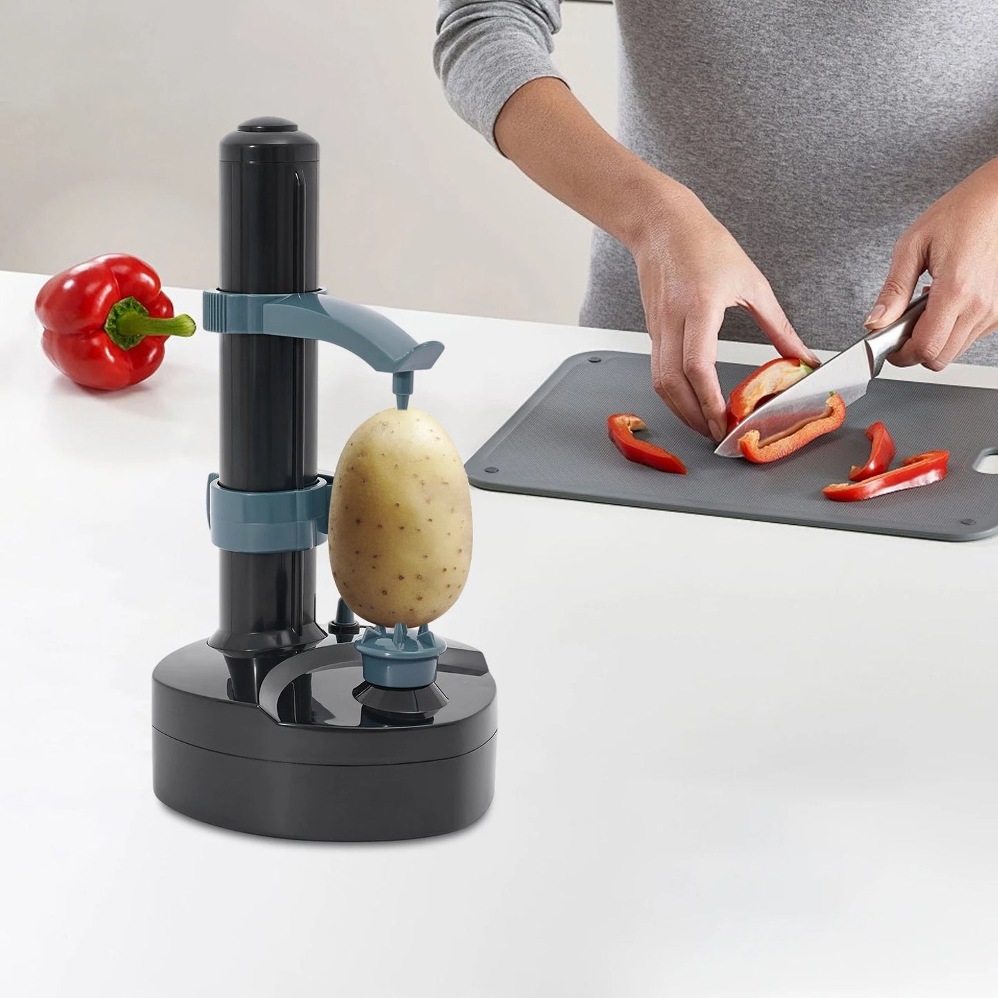 Bymaocar 24W Electric Potato And Apple Peeler Multifunctional Machine