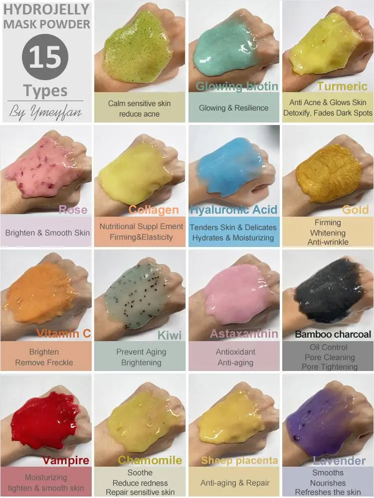 YMEYFAN Hyaluronic Acid Jelly Face Mask for Hydration Whitening