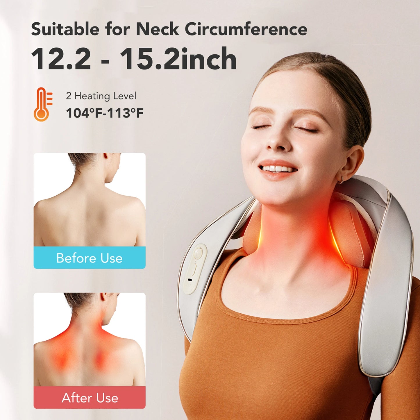 SKG H5 Mini Neck and Shoulder Massage With Heat Therapy