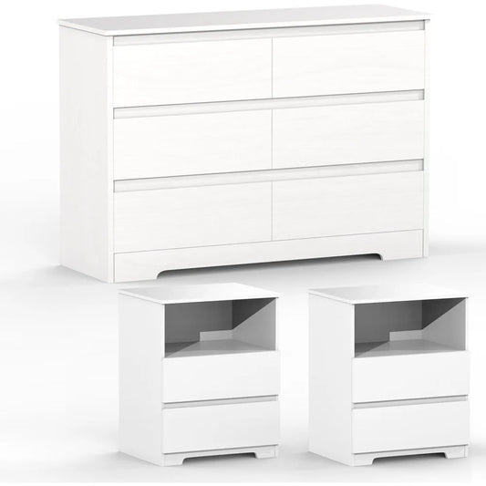 MKDK Bedroom Furniture Set Dresser and Nightstand Collection