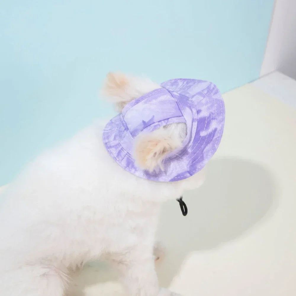 Pet Hat With Ear Holes for Dogs and Cats Adjustable