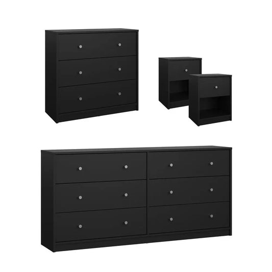 Portland 4 Piece Bedroom Set With Assembly Hardware Included