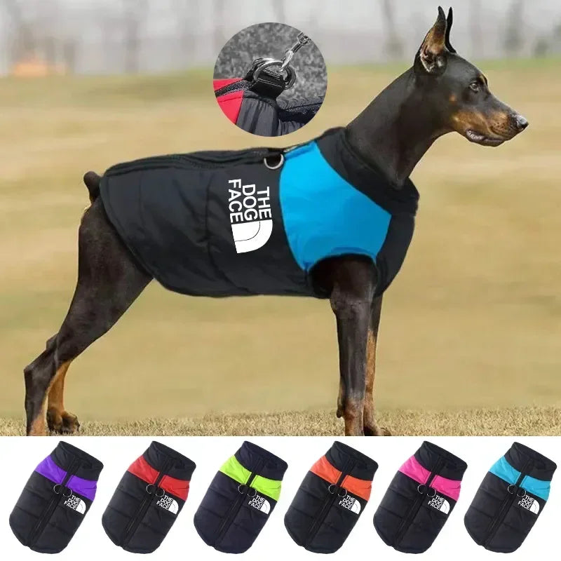 YUNFAN Waterproof Warm Dog Coat Winter Vest Padded Zipper Jacket