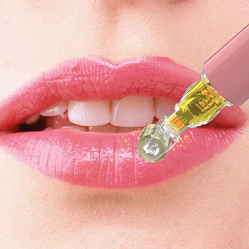 Derma Roller Titanium Needle Lip And Beard Growth Applicator