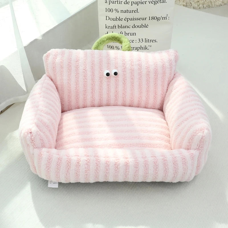 Winter Warm Pet Sofa Kennel Nest For Dogs Cozy Bed