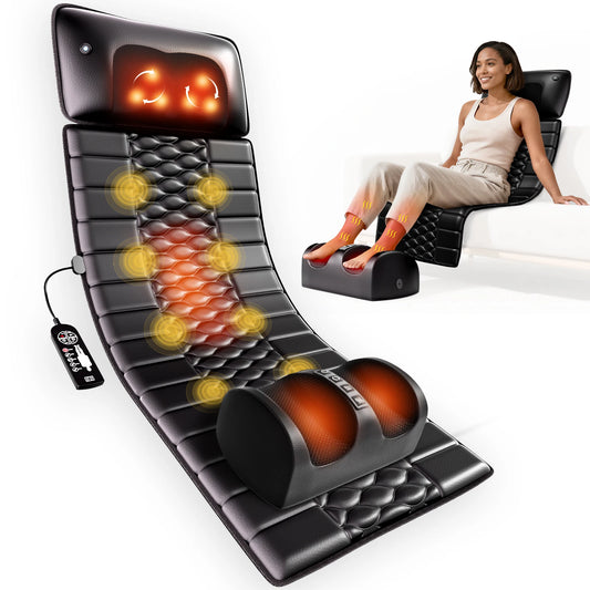 HIMOUTA Shiatsu Full Body Massage Mat With Heat Therapy