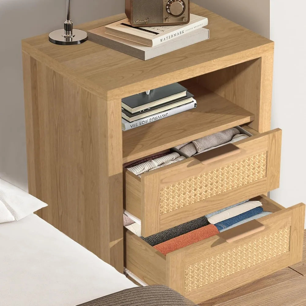 RBXC 6 Drawer Dresser And 2 Nightstands Set For Bedroom