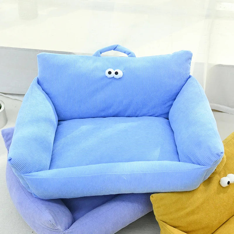 Winter Warm Pet Sofa Kennel Nest For Dogs Cozy Bed