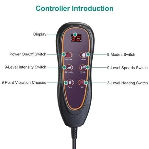 Electric Massage Mat Multifunctional Full Body Massager With Heating Kneading